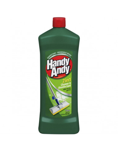 Handy Andy Cleaner And Disinfectant Green 750ml