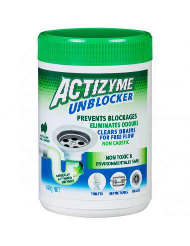 Actizyme Drain Cleaner Safe Pellet Natural 450g Ally S Basket D