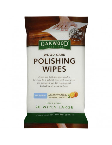 Oakwood Wood Wipes 20 pack