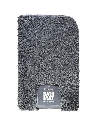 Inspire Microfibre Bath Mat Steel 48x78cm each
