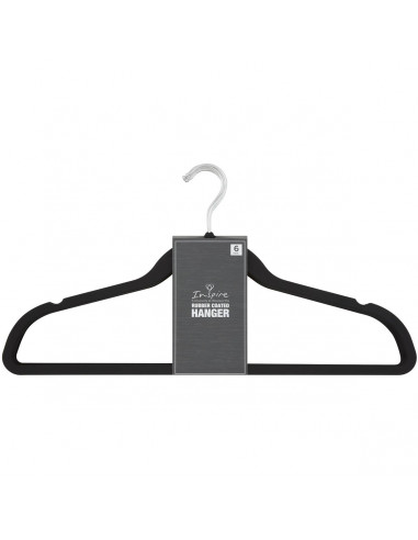 Inspire Rubber Coated Hanger 6pk
