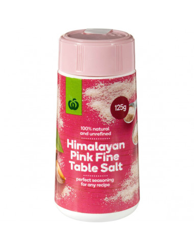 Himalayan Pink Salt Fine Cut Shaker 125g