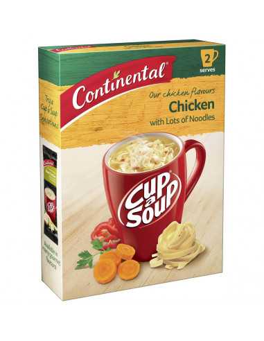 Continental Cup A Soup Chicken With Lots Of Noodles 2 pack