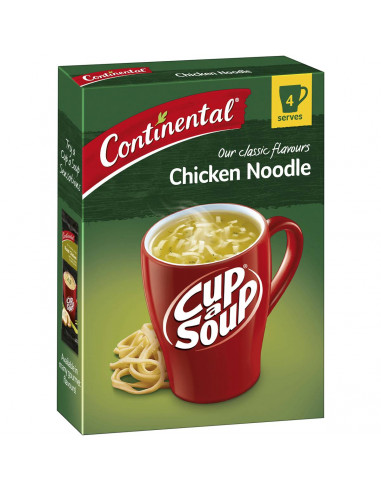 Continental Cup A Soup Classic Chicken Noodle Chicken Noodle 4 pack