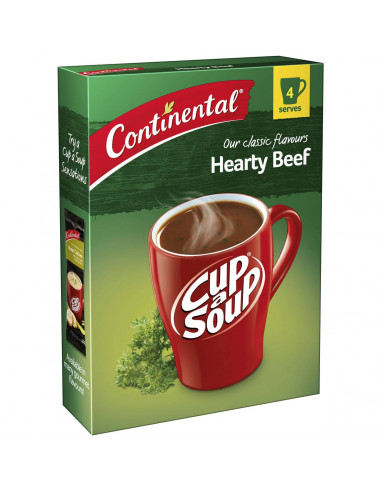 Continental Cup A Soup Classic Hearty Beef 4 pack