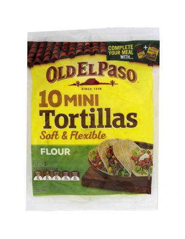 Old El Paso Mexican Mini Tortillas 10pk 250g