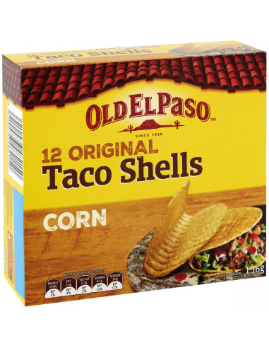 Old El Paso Taco Shells Shell 156g 12pk