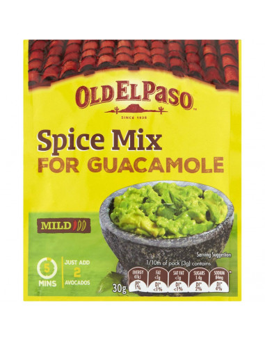 Old El Paso Mexican Guacamole Spice Mix 30g