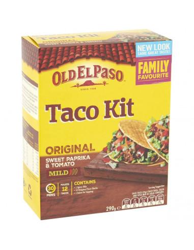 Old El Paso Mexican Sweet Paprika Taco Kit 290g