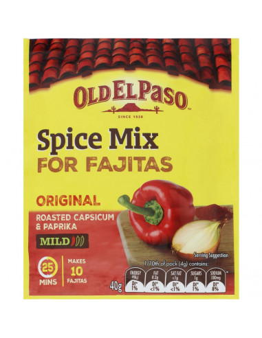 Old El Paso Fajita Spice Mix 40g