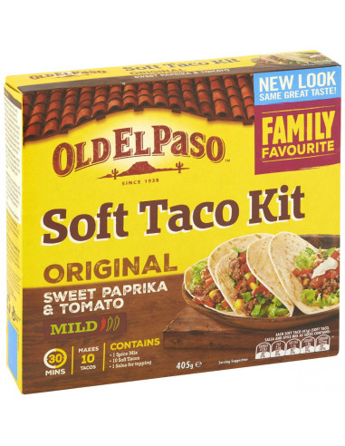 Old El Paso Soft Taco Dinner Kit 405g