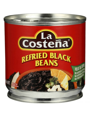 La Costena Mexican Style Refried Black Beans 400g