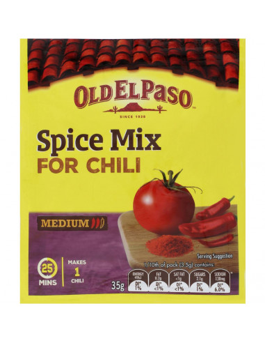Old El Paso Mexican Chilli Spice Mix 35g