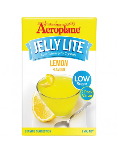 Aeroplane Jelly Lite Twin Lemon 2x9g