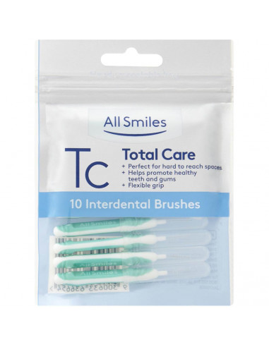 All Smiles Total Care Interdental Floss Brush 10 pack