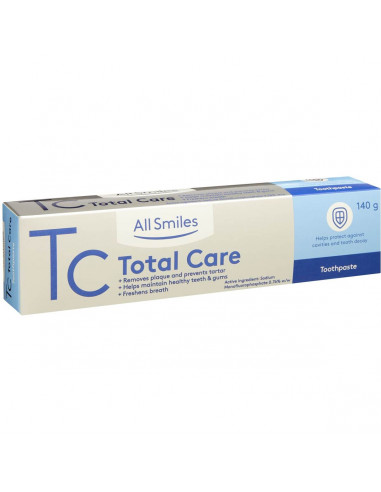 All Smiles Total Care Toothpaste 140g