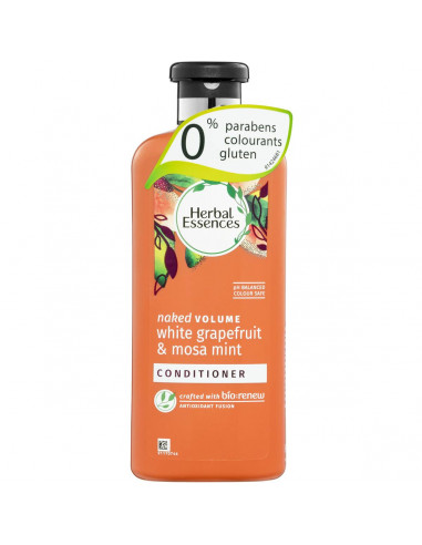 Herbal Essences Naked Volume White Grapefruit & Mosa Mint Conditioner 400ml