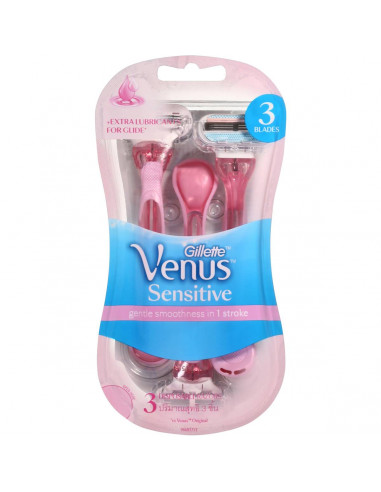 Gillette Venus Disposable Shaving Razor Sensitive Skin 3pk