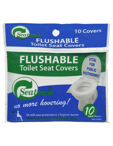 Seatease Toilet   Seat Cover Disposable 10 pack