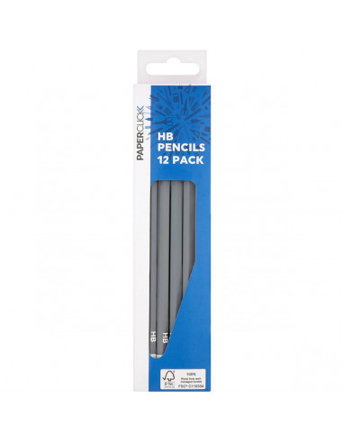 Paperclick Hb Pencils 12 pack