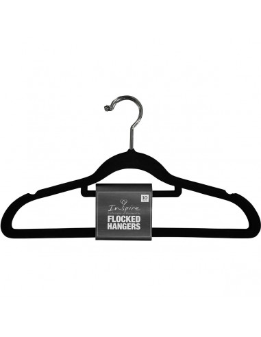 Inspire Flocked Hangers 10 pack