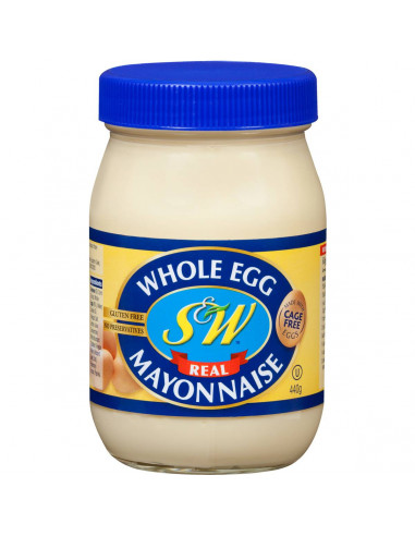 S&w Mayonnaise Whole Egg 440g