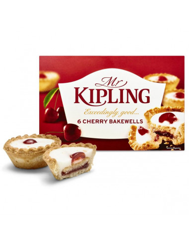 Mr Kipling Cherry Bake Wells 6 pack