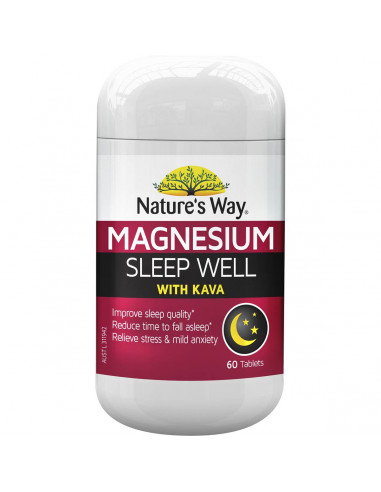 Nature's Way Magnesium Sleep Well With Kava 60 pack