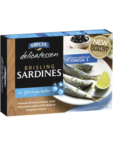 Safcol Sardines In Springwater 110g