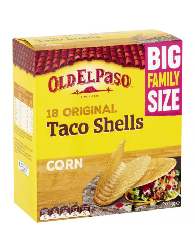 Old El Paso Family Taco Shell 202g