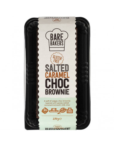 Bare Bakers Salted Caramel Choc Brownie Gluten Free 270g