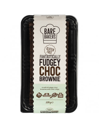 Bare Bakers Fudgey Choc Brownie Gluten Free 270g