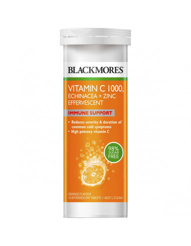 Blackmores Vitamin C & Echinacea Effervescent 10 pack