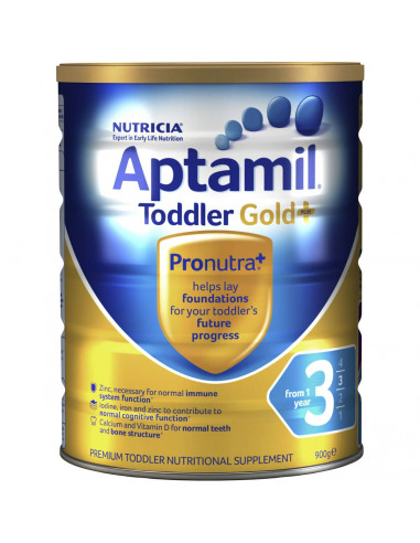 Aptamil Gold+ Toddler Formula Stage 3 12 Months+ 900g
