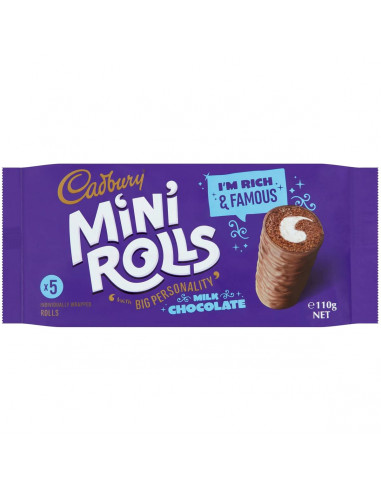 Cadbury Mini Rolls Chocolate 5 pack