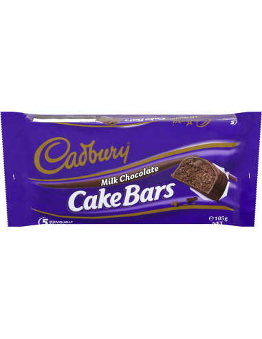 Cadbury Chocolate Cake Bars 5 pack