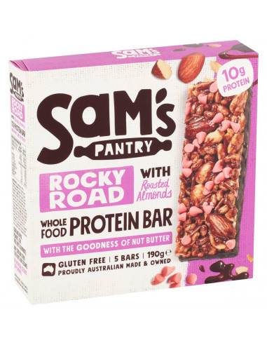 Sam's Pantry Rocky Road Protein Bar  5 pack