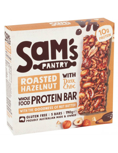 Sam's Pantry Roasted Hazelnut Protein Bar  5 pack