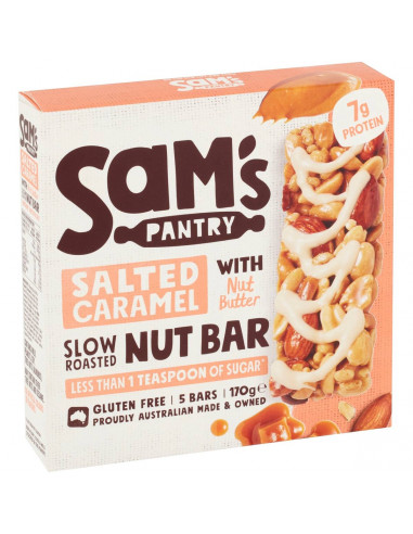 Sam's Pantry Salted Caramel Nut Bar  5 pack