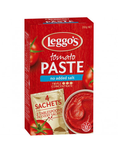 Leggo's Tomato Paste No Added Salt Sachets 200g