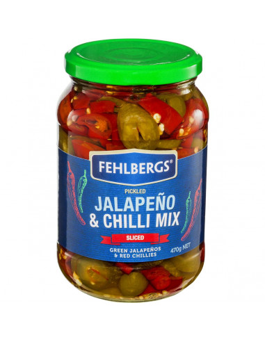 Fehlbergs Jalapenos & Chilli Mix 470g