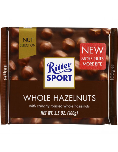 Ritter Sport Chocolate Milk Whole Hazlenut 100g