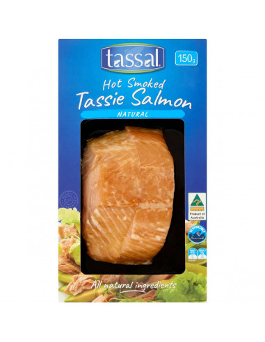 Tassal Hot Smoked Salmon Natural  150g