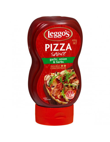 Leggo's Tomato Paste Pizza Grlc Onion Herb Squeeze 400g