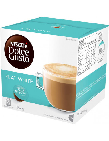Nescafe Dolce Gusto Flat White Capsules 16 pack