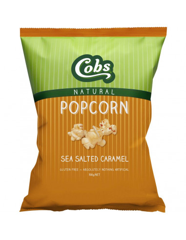 Cobs Sea Salt Caramel Popcorn  100g