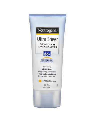 Neutrogena Spf 50+ Sunscreen Ultra Sheer Lotion 85ml