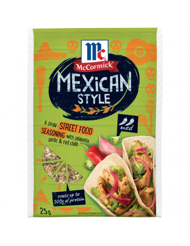 Mccormicks Mexican Style Street Food Seasoning 25g