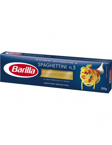 Barilla Spaghetti Spaghettini Pasta No 3 500g