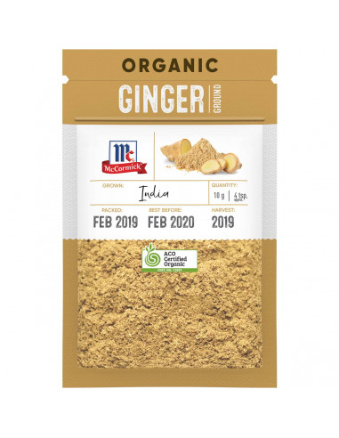 Mccormicks Organic Ginger Powder  10g
